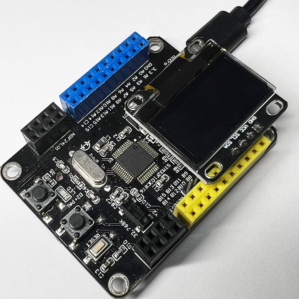 Photo of the 0.96-inch OLED display module