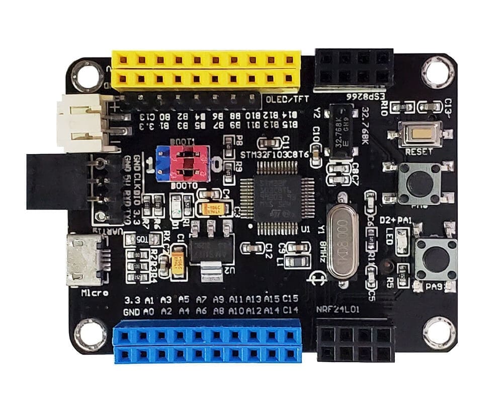 Photo of SPACEBLOCK microcontroller board